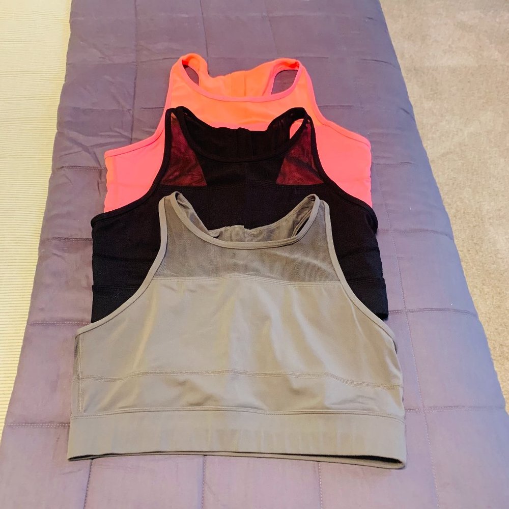 Three Zyia All Star Sports Bras, Size XL